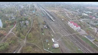 Станція Хутір-Михайлівський з повітря