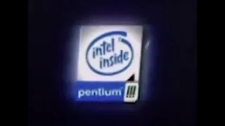Mobile Intel Pentium III Processor M logo animation with the vintage Intel Pentium Processor jingle