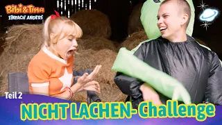 Bibi & Tina | Nicht-Lachen Challenge (Teil 2) - irre Aliens und Kurt Krömers piependes Huhn