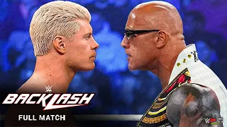 The Rock vs. Cody Rhodes: Backlash 2024 - Buried Alive Match