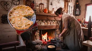 Making a Pumpkin Pie in 1796 IS HARD |No Talking Real Historic Recipes| Pumpkin Custard Pie