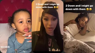 Cardi B & Offset's Kids Wave & Kulture Sick