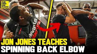 Jon Jones Teaches His ICONIC Spinning Back Elbow!