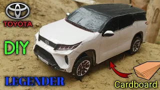 how to make a toyota legender car by cardboard / How_To_Make_legender | #toyota #cardboard_legender