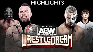 Christian Cage Vs Darby Allin - AEW WrestleDream 2023 - Highlights.