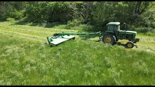 John Deere MoCo Mowing Hay