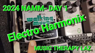 2024 NAMM - DAY 1 - Electro Harmonix - Cool New Mini Pedals!