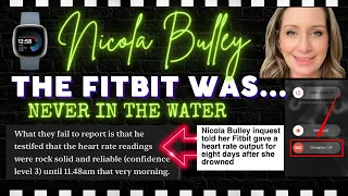 NICOLA BULLEY | THE FITBIT WAS NEVER IN THE WATER | NEITHER WAS NIKKI | IMO 💚 ANALYZING FITBIT DATA