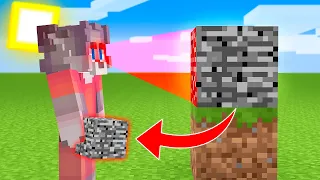 Майнкрафт, но Получаешь Каждый БЛОК на КОТОРЫЙ СМОТРИШЬ !  ТРОЛЛИНГ ЛОВУШКА MINECRAFT