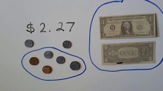 Grade 2 Math  9.7, Dollars and Cents (counting)