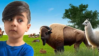 Unique Farm Animals for kids |Atrin & Soren's adventure for discovering the less common farm animals