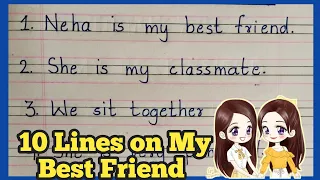 10 Lines on My Best Friend for Girls ll Few Lines on My Best Friend (With Easy Voice)