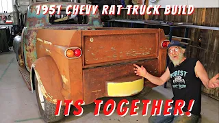 FINAL Assembly of the truck bed - 1951 Chevy Budget Rat Truck