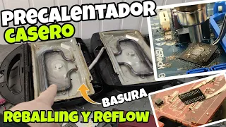 🔥Aquecedor REBALLING e REFLOW caseiro com LIXO!👈🏻😎