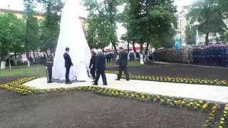 Открытие памятника Баграмяну