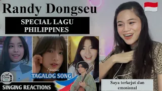 RANDY DONGSEU - SPECIAL LAGU PHILIPPINES ! II FILIPINA REAKSI