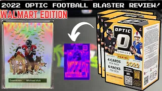 BIG PURPLE SHOCK! 2022 Optic Football Blaster Box Review! Walmart Edition!