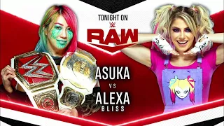 Asuka vs Alexa Bliss Raw Women's Championship 1/2