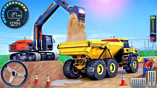 City Road Builder Excavator Trucks - Real Construction Simulator 3D - Android GamePlay #3