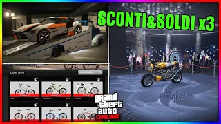 AGGIORNAMENTO SETTIMANALE SCONTI E SOLDI TRIPLI GTA 5 ONLINE ITA