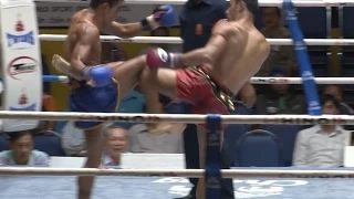 Muay Thai Fight - Sam-A vs Kasuek - New Lumpini Stadium, Bangkok, 15th September 2015