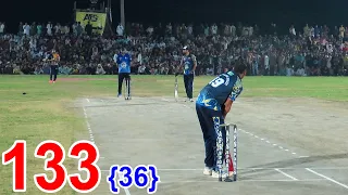 KHURAM CHAKWAL VS USAMA ALI || 2ND SEMI FINAL || 133 RUNS NEED 36 BALLS || BEST SHOTS  BEST BATTING