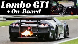 Lamborghini Murcielago 670 R-SV GT1 Action + On-Board at Spa-Francorchamps Circuit - Pure Sound!