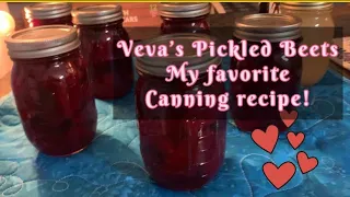 Canning Veva’s Pickled Beet Recipe-THE BEST PICKLED BEETS!!