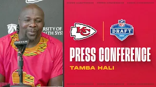 Tamba Hali Speaks with Media after being Announced as 2024 Chiefs Hall of Fame Inductee