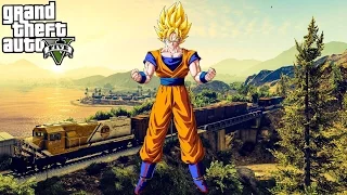 GTA 5 Dragon Ball Z MOD ( GTA 5 Mods Gameplay)