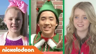 Holiday🎄 Tongue👅  Twisters🌪️  w/ JoJo Siwa, Breanna Yde, Jade Pettyjohn & More! | Nick