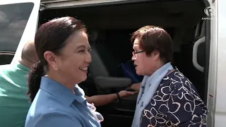 Former senator Leila de Lima and former Vice President Leni Robredo reunite in Camarines Sur