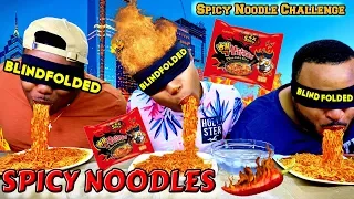 Blind, No Hands, 2X Spicy Noodle Challenge (FAILED)