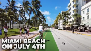 Exploring Miami Beach on July 4, 2022 Morning