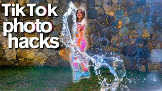 Viral TIKTOK PHOTO HACKS At Home Challenge *funny*