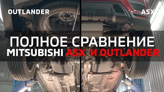 Полное сравнение Mitsubishi OUTLANDER и ASX [Aelita]