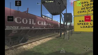 loading the coal  in black Valley in train and rail yard simulator