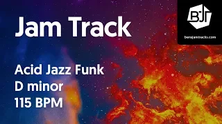 Acid Jazz Funk Jam Track in D minor "Prismic" - BJT #28