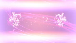 4K Pink Floral Thread of Lights Title Intro Motion Background