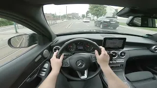 POV test Drive Mercedes Benz C-class C220d W205