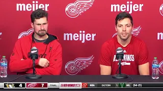 Red Wings LIVE 3.28.23: Dylan Larkin and David Perron