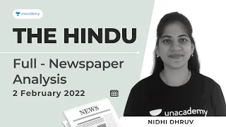 The Hindu Analysis Today | Current affairs today | CLAT Preparation | CLAT 2022 | 2 February News