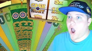 15X TOP SLOT CASH HUNT BAIT ON CRAZY TIME! (INSANE)