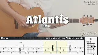 Atlantis - Seafret | Fingerstyle Guitar | TAB + Chords + Lyrics