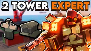 How to Win Expert Mode With 2 Towers in TDX - Roblox TDX