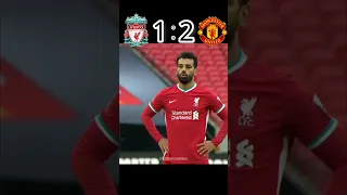 Alison & Msalah 🆚 Ronaldo & Casemiro. Penalty shootout. Liverpool vs Manchester united. #shorts