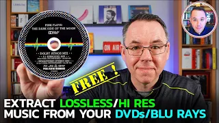 How To Rip Lossless/Hi Res Music from a Blu Ray or DVD - Free!