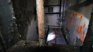 EXPLORING AN ABANDONED PRISON!! (ALMOST CAUGHT)