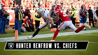 Every Catch by WR Hunter Renfrow From Week 14 vs. Chiefs | Highlights | Raiders | NFL