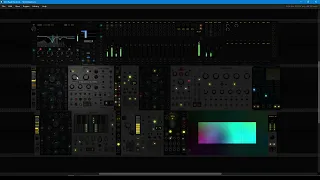 Rhytmbient - Patch with Bursting LFO with Phased Clock in VCV Rack v2